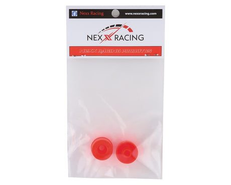 NEXX Racing NX-008 Mini-Z 2WD Llanta trasera sólida (2) (rojo) (desplazamiento de 3 mm)