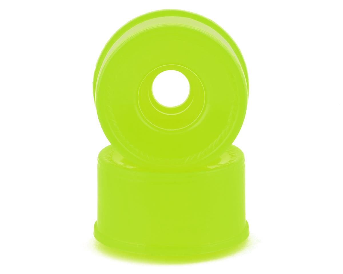 Jante arrière solide NEXX Racing Mini-Z 2WD (2) (vert fluo) (décalage de 1 mm)