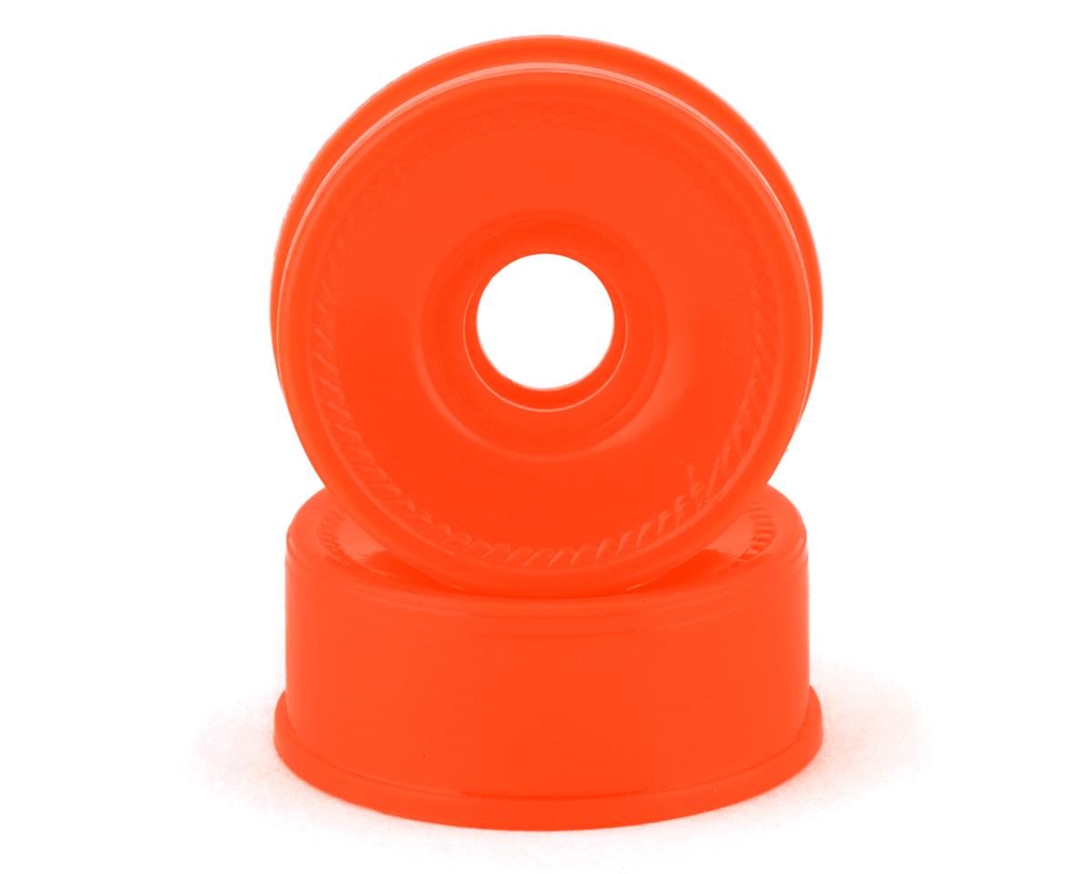 NEXX NX-050 Racing Mini-Z 2WD Solid Front Rim (2) (Neon Orange) (1mm Offset)