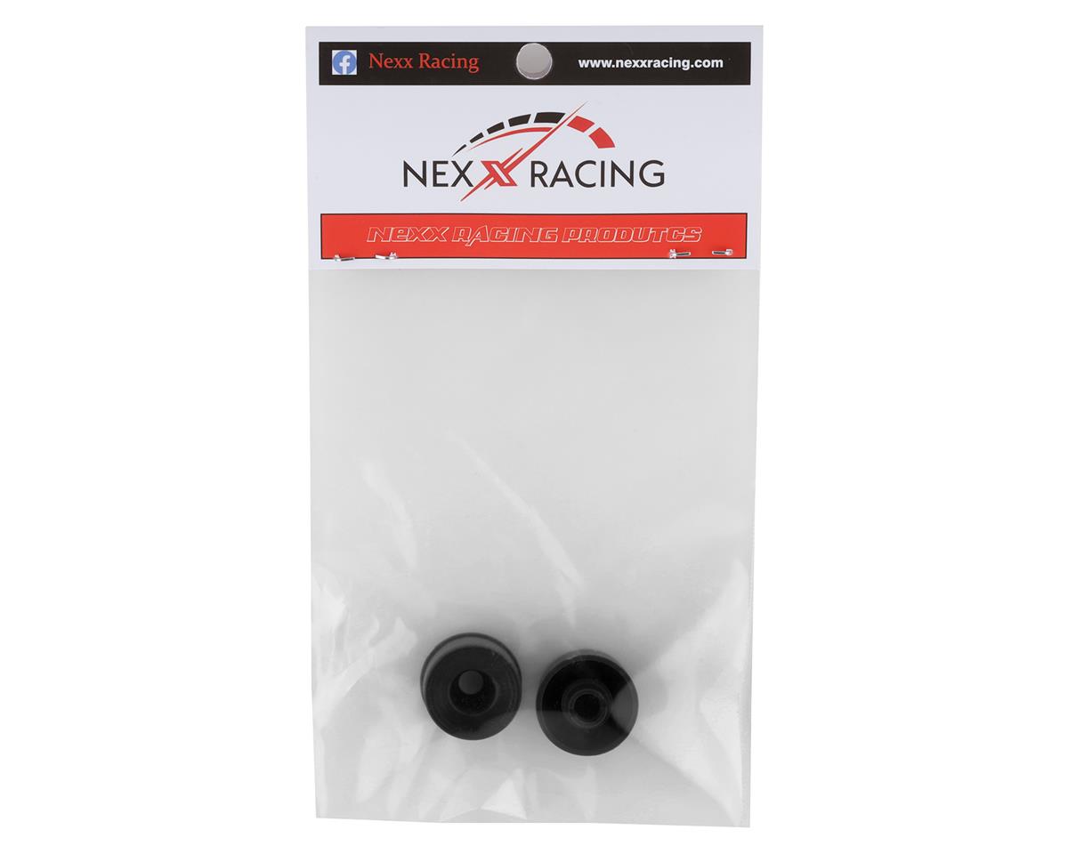 NEXX NX-098 Racing Mini-Z 2WD Solid Rear Rim (2) (Black) (1mm Offset)