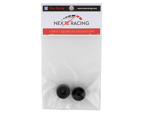 NEXX Racing NX-099 Mini-Z 2WD Llanta trasera sólida (2) (Negro) (desplazamiento de 2 mm)