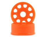 NEXX NX-218 Racing Mini-Z 2WD 9 Spoke Front Rim (2) (Neon Orange) (1mm Offset)