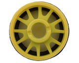 NENEXX Racing Mini-Z RWD "JUD" EVO Front Threaded Side-Wall Carbon Fiber Rims (2mm Offset) (Yellow) (2)
