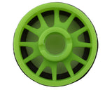 NEXX Racing Mini-Z RWD "JUD" EVO Front Threaded Side-Wall Carbon-Fiber Rims (2mm Offset) (Green) (2)