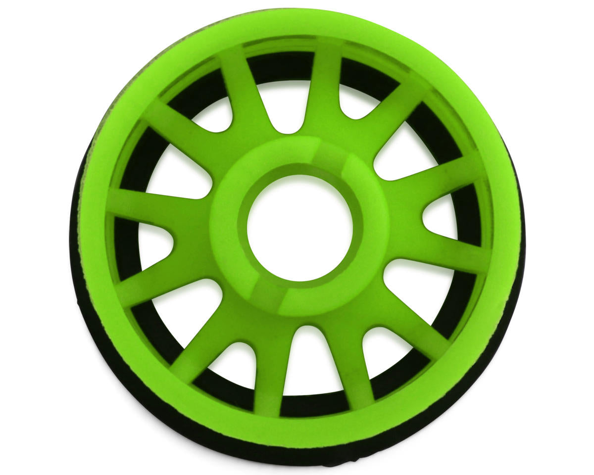 NEXX Racing Mini-Z RWD "JUD" EVO Rear Threaded Side-Wall Carbon Fiber Rims (2mm Offset) (Green) (2)