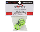 NEXX Racing Mini-Z RWD "JUD" EVO Rear Threaded Side-Wall Carbon Fiber Rims (2mm Offset) (Green) (2)