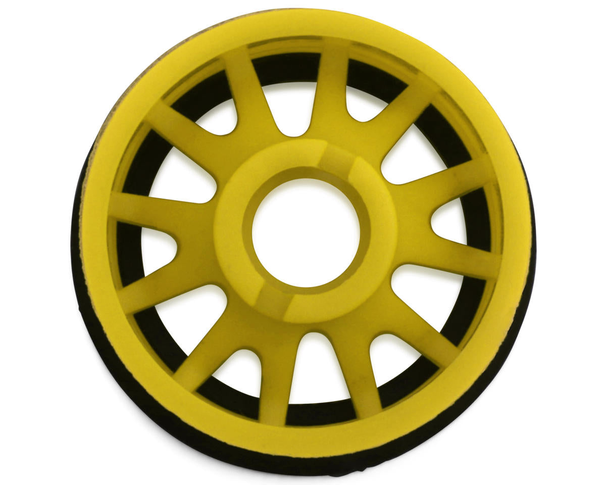 NEXX Racing Mini-Z RWD "JUD" EVO Rear Threaded Side-Wall Carbon Fiber Rims (2mm Offset) (Yellow) (2)