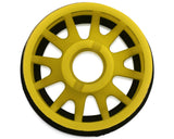 NEXX Racing Mini-Z RWD "JUD" EVO Rear Threaded Side-Wall Carbon Fiber Rims (2mm Offset) (Yellow) (2)