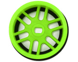 NEXX Racing Mini-Z AWD"JUD" EVO Rear Threaded Side-Wall Carbon Fiber Rims (0mm Offset) (Green) (2) (Wide)