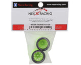 NEXX Racing Mini-Z AWD"JUD" EVO Rear Threaded Side-Wall Carbon Fiber Rims (0mm Offset) (Green) (2) (Wide)