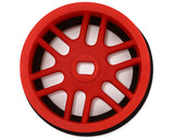 NEXX Racing Mini-Z AWD"JUD" EVO Rear Threaded Side-Wall Carbon Fiber Rims (0mm Offset) (Red) (2) (Wide)