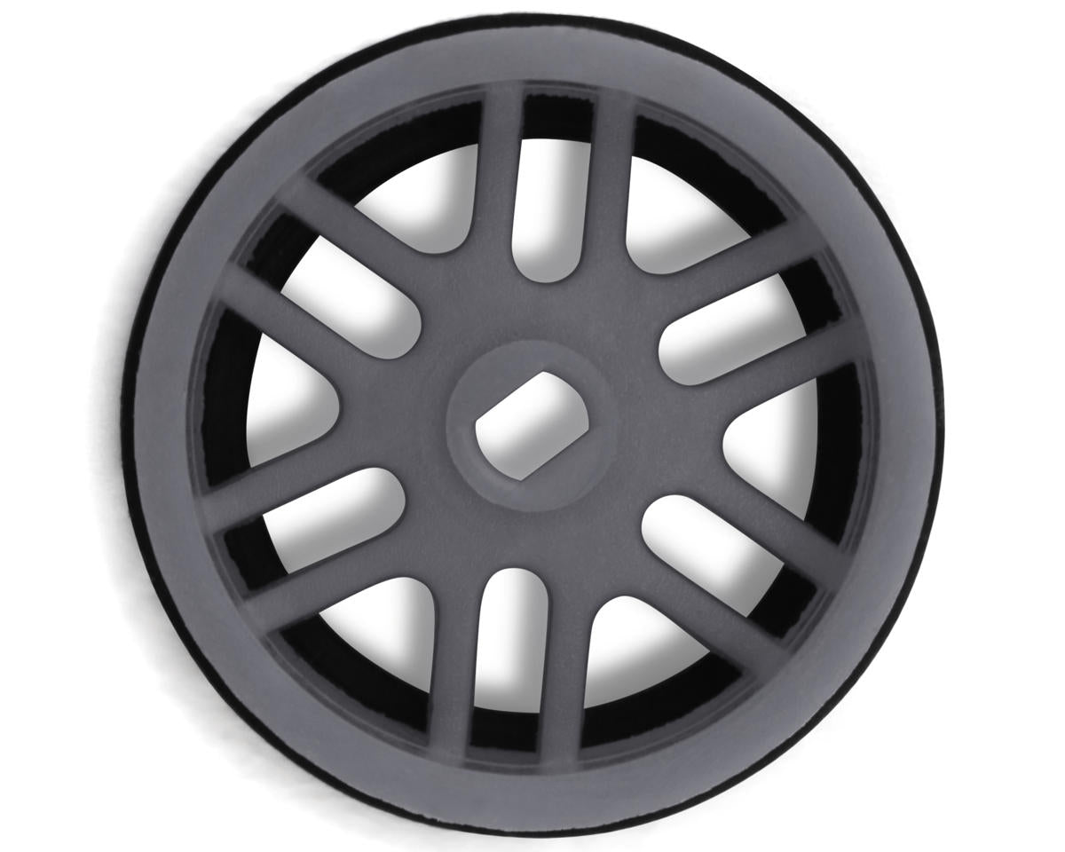 NEXX Racing Mini-Z AWD "JUD" EVO Rear Threaded Side-Wall Carbon Fiber Rims (1mm Offset) (Grey) (2)