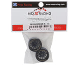 NEXX Racing Mini-Z AWD "JUD" EVO Rear Threaded Side-Wall Carbon Fiber Rims (1mm Offset) (Grey) (2)