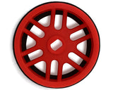 NEXX Racing Mini-Z AWD "JUD" EVO Rear Threaded Side-Wall Carbon Fiber Rims (1mm Offset) (Red) (2)