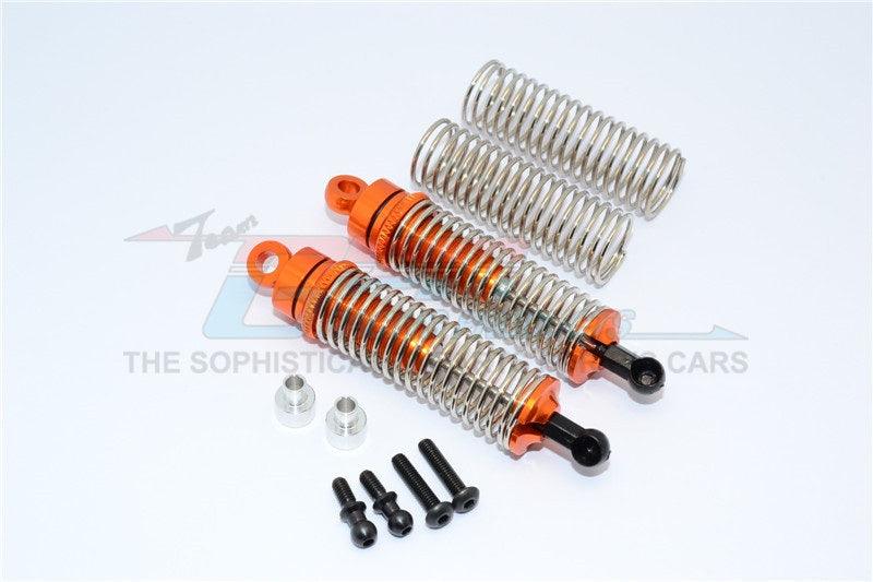 GPM ALUMINUM FRONT / REAR DAMPER 57MM TRAXXAS LATRAX SST ORANGE