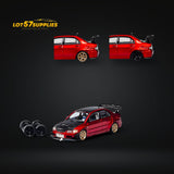 CM Model Mitsubishi Lancer Evolution IX Widebody Metallic Red 1:64