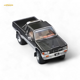GCD Toyota Hilax SR5 in Black silver 1:64 KS-062-515