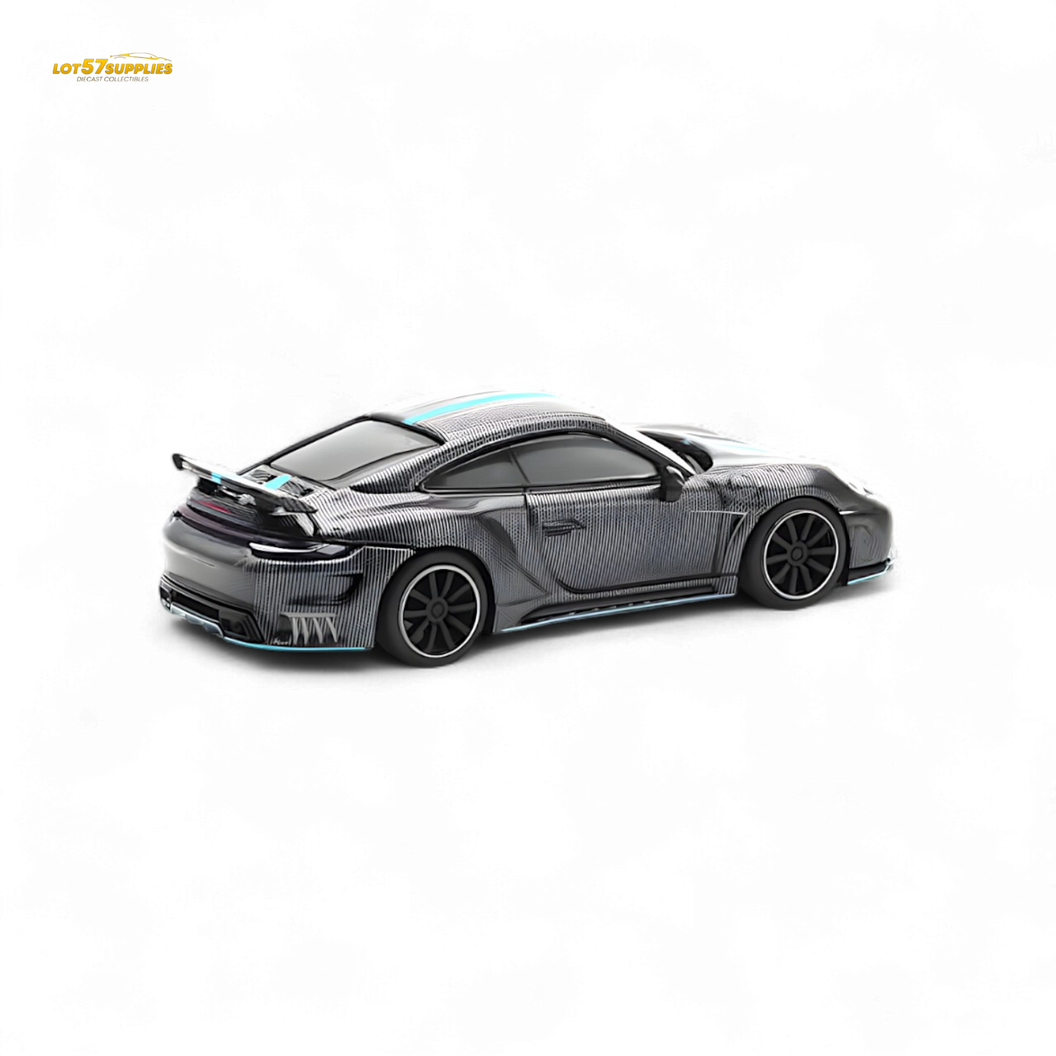 PopRace Porsche 992 Stinger GTR Carbon Edition 1:64