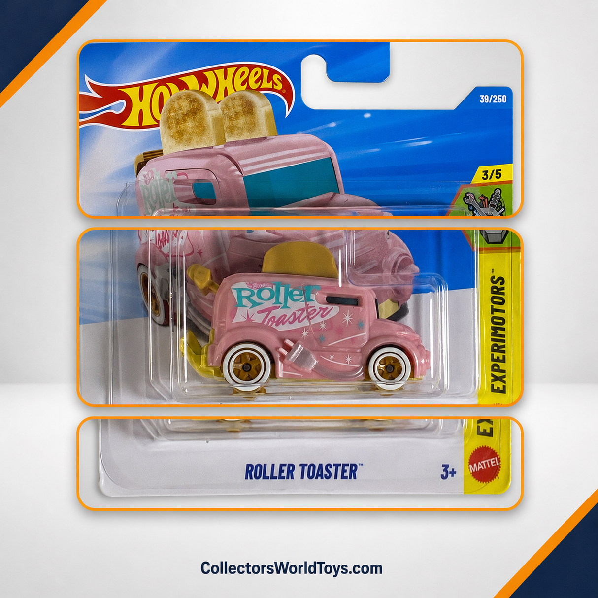 Hot Wheels Roller Toaster | Experimotors Series 3/5 - 39/250