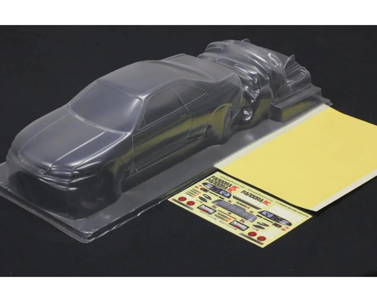 Pandora RC PAB-3130 1/10 Nissan Skyline BCNR33 GT-R Drift Body Set (Clear) (257-260mm)