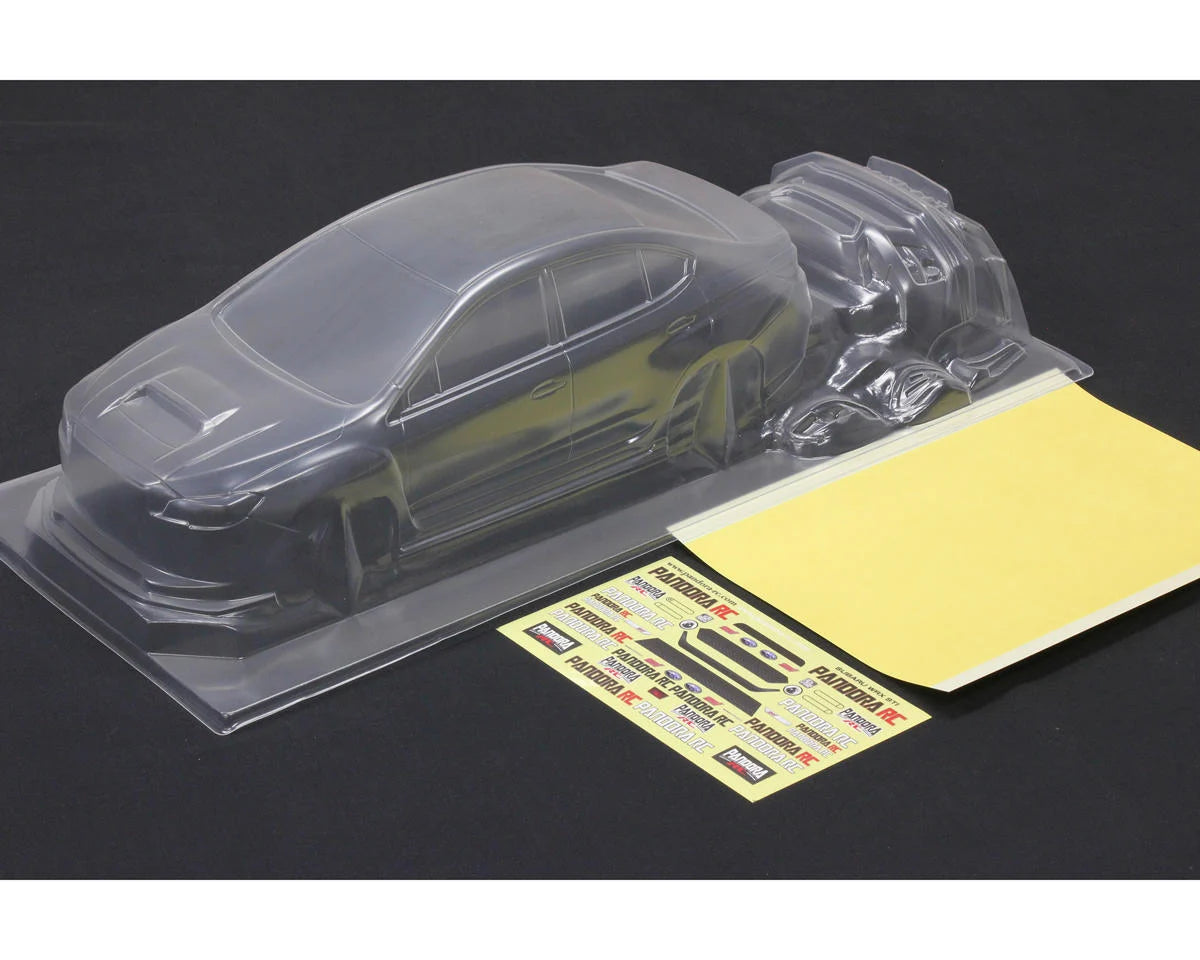 Pandora PAB-3187 RC 1/10 Subaru WRX STI Drift Body Set (Clear) (257-260mm)