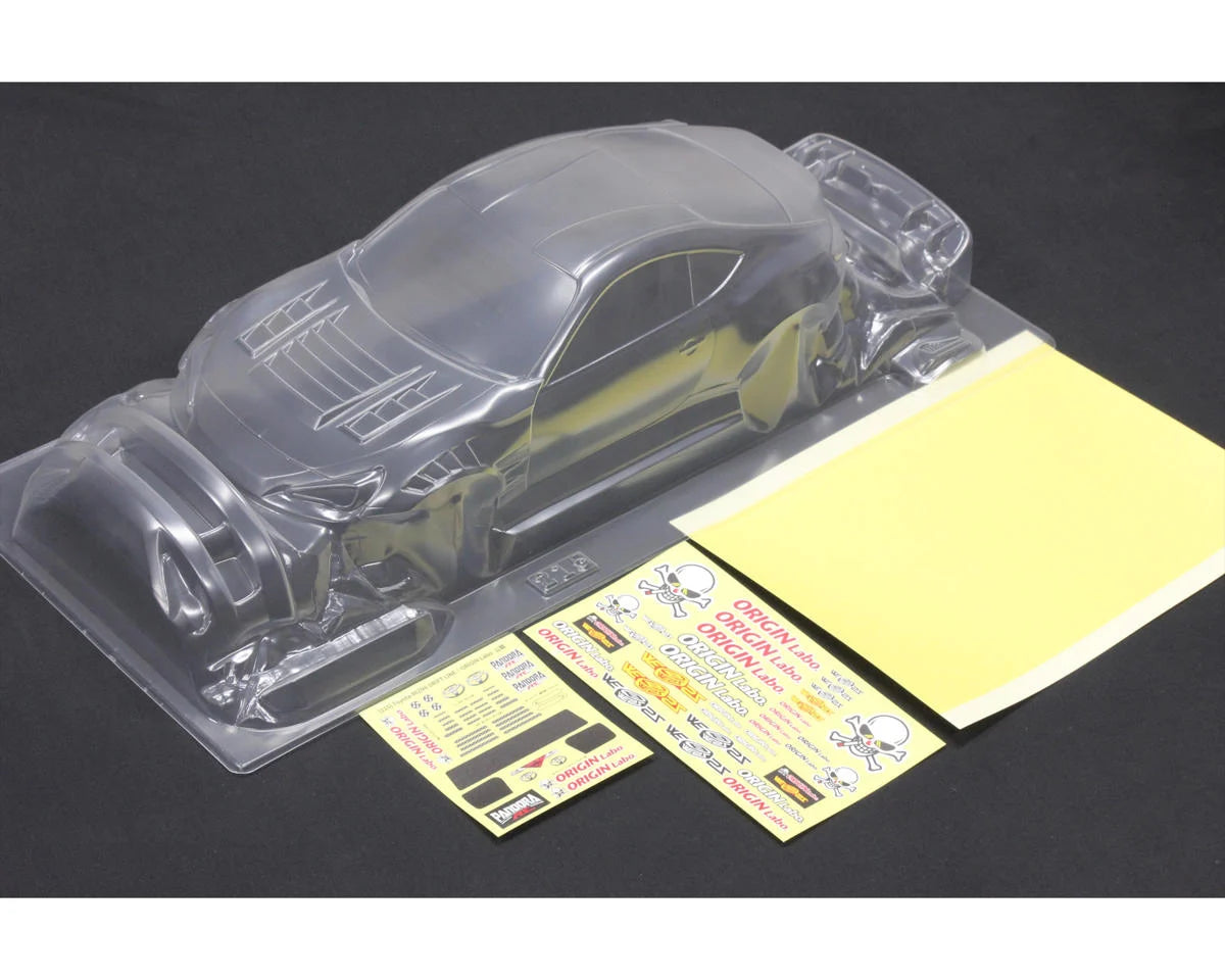 Pandora PAB-3215 RC 1/10 Toyota 86 ZN6 ORIGIN Labo. Drift Body Set (DRIFT LINE) (Clear) (255-260mm)
