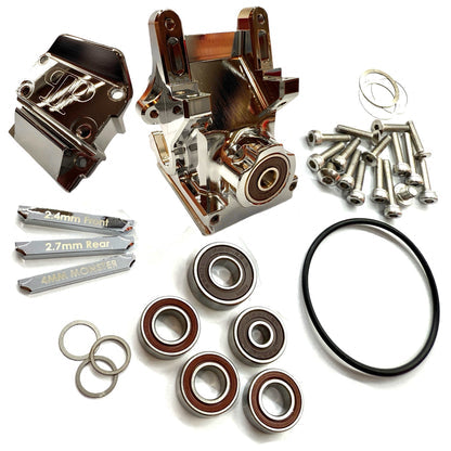 Perfect Pass RC 7075 Aluminum Bulkhead for ARRMA 6S / 1/7 (Limitless, Infraction, Felony) – Full Kit with NSK Bearings & Stainless Hardware