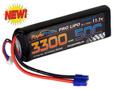 Powerhobby 3s 11.1v 3300mah 50c-100C Lipo Battery w EC3 Plug