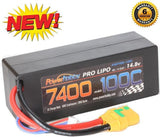 PowerHobby 4S 14.8V 7400mAh 100C-200C Lipo Battery XT90 Plug 4-Cell Hard Case
