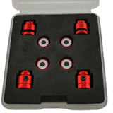 Powerhobby 1/10 Car Crosshair Magnetic Body Mount / Mounting Kit On-Road Red