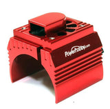 Powerhobby Aluminum Motor Heatsink Cooling Fan 1/10 540 / 550 Size Motor Red