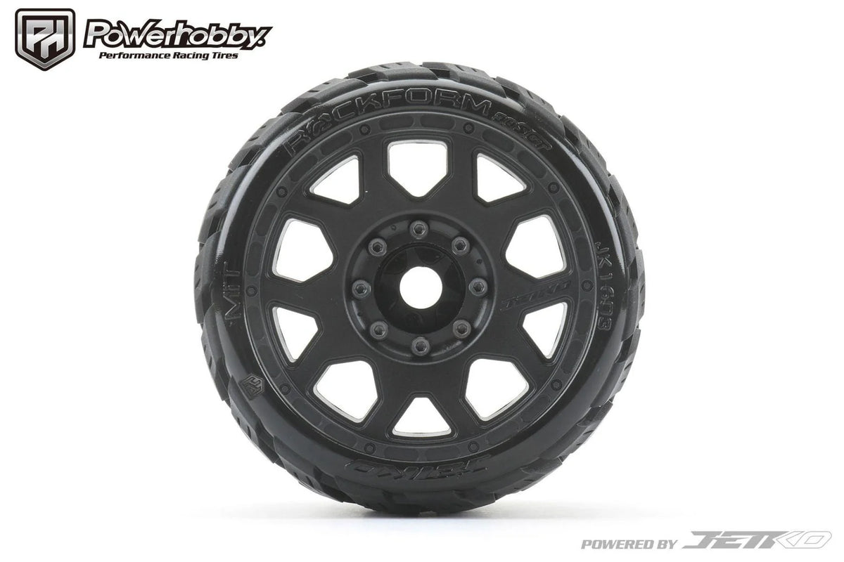Powerhobby PHB1603CBMSGB 1/8 SGT 3.8 Rockform Belted Mounted Tires (2) 17MM Low Profile