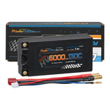 Powerhobby 2S 7.6V 6000mah 130C HV + Graphene Shorty Lipo Battery 5MM