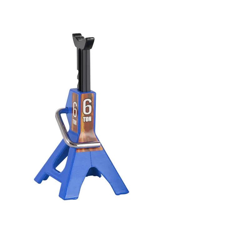 Powerhobby 3/6 Ton RC Scale Adjustable Height Metal Jack Stand Blue