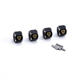 Powerhobby Brass Wheel Hex Axial 1/18 Capra UTB18 Black