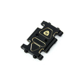 Powerhobby Brass Chassis Skid Plate Black Axial 1/24 AX24