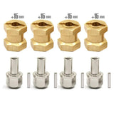 Powerhobby 15mm Brass Hex Wheels Hub Drive Adapter Axial SCX10