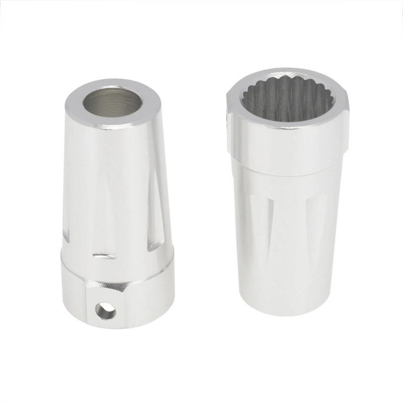 Powerhobby Aluminum Rear Axle Sleeve Silver Axial RR10 Wraith