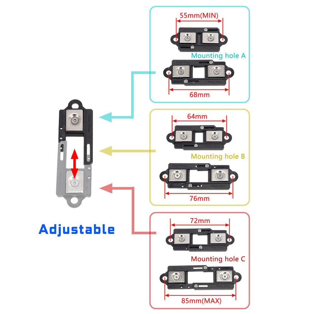 Powerhobby Adjustable Magnetic Body Post Mount FOR TRX-4 Rock Crawler