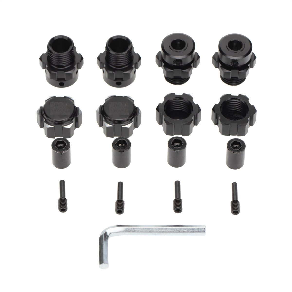 Powerhobby Aluminum Heavy Duty 17mm Hex Hubs 10mm Offset Arrma 1/10 4x4