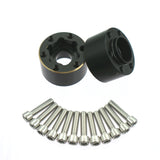 Powerhobby Brass Wheel Hub Hex Adapter Counterweight 9mm FOR SCX10 TRX-4 TRX-6