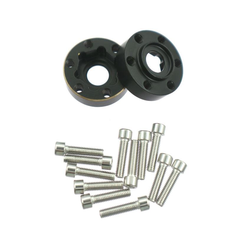 Powerhobby Brass Wheel Hub Hex Adapter Counterweight 18mm FOR SCX10 TRX-4 TRX-6