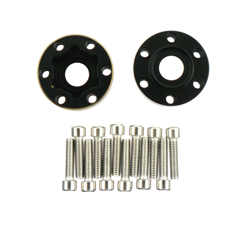 Powerhobby Brass Wheel Hub Hex Adapter Counterweight 6mm FOR SCX10 TRX-4 TRX-6