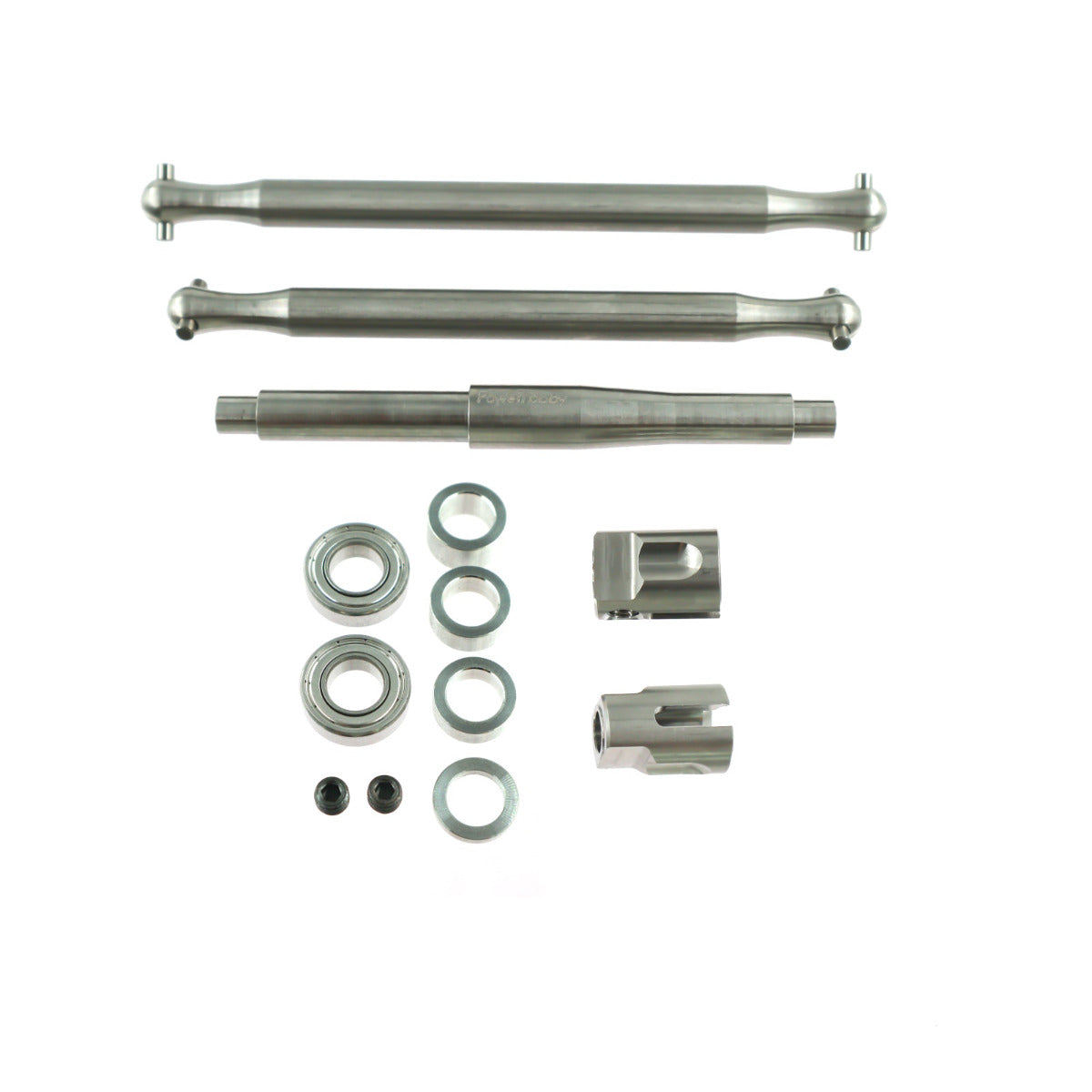 Powerhobby Titanium Centre Drive Shaft + spool Combo Arrma Infraction / Felony / Limitless (v1)