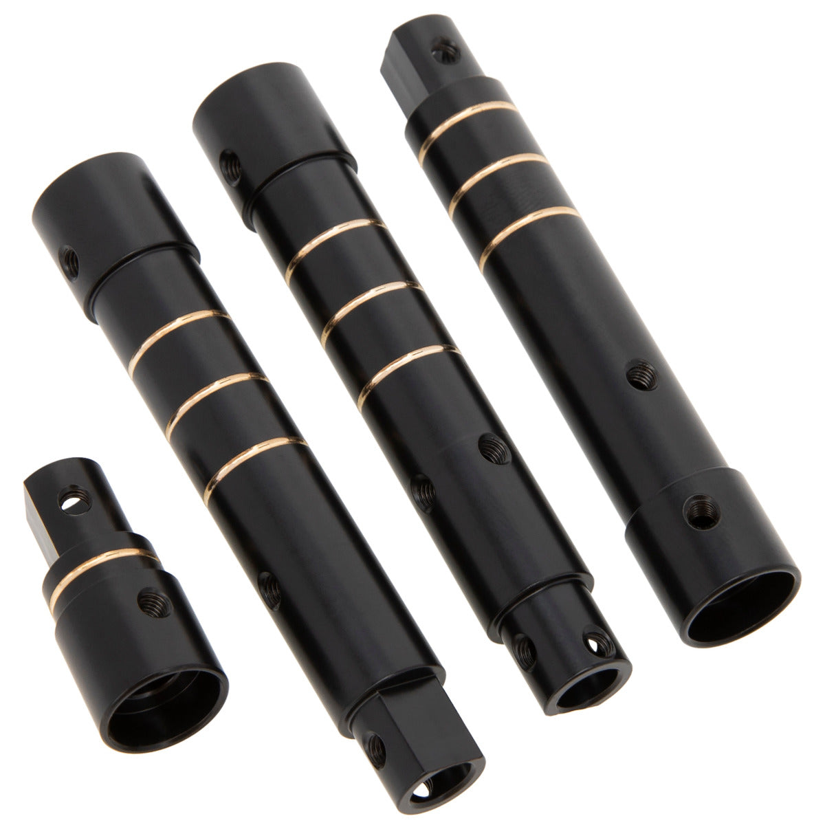 Powerhobby Brass Axle Tube Set Front / Rear Steel Axial SCX10 PRO