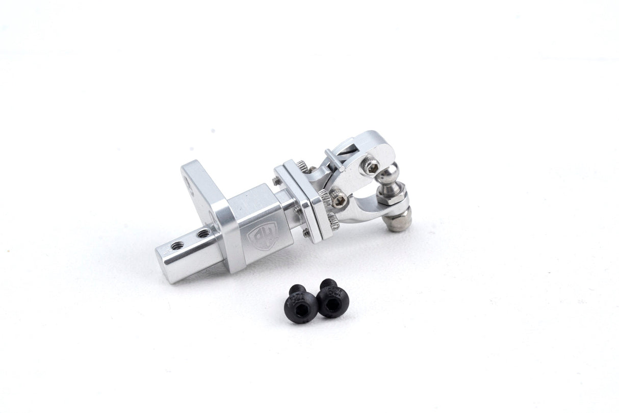 Powerhobby Aluminum Tow Hook Trailer Hitch Silver FOR Traxxas TRX-4M