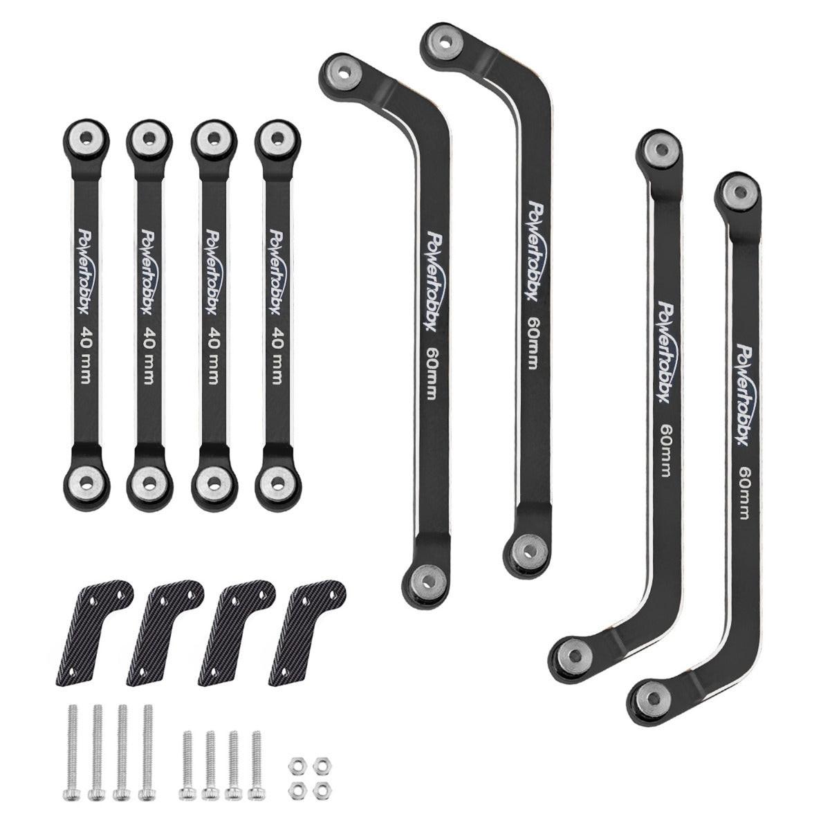 Powerhobby Aluminum High Clearance Links w Shock Mount Axial AX24