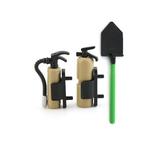 Powerhobby 1/10 Rock Crawler Accessories Fire Extinguisher Brown
