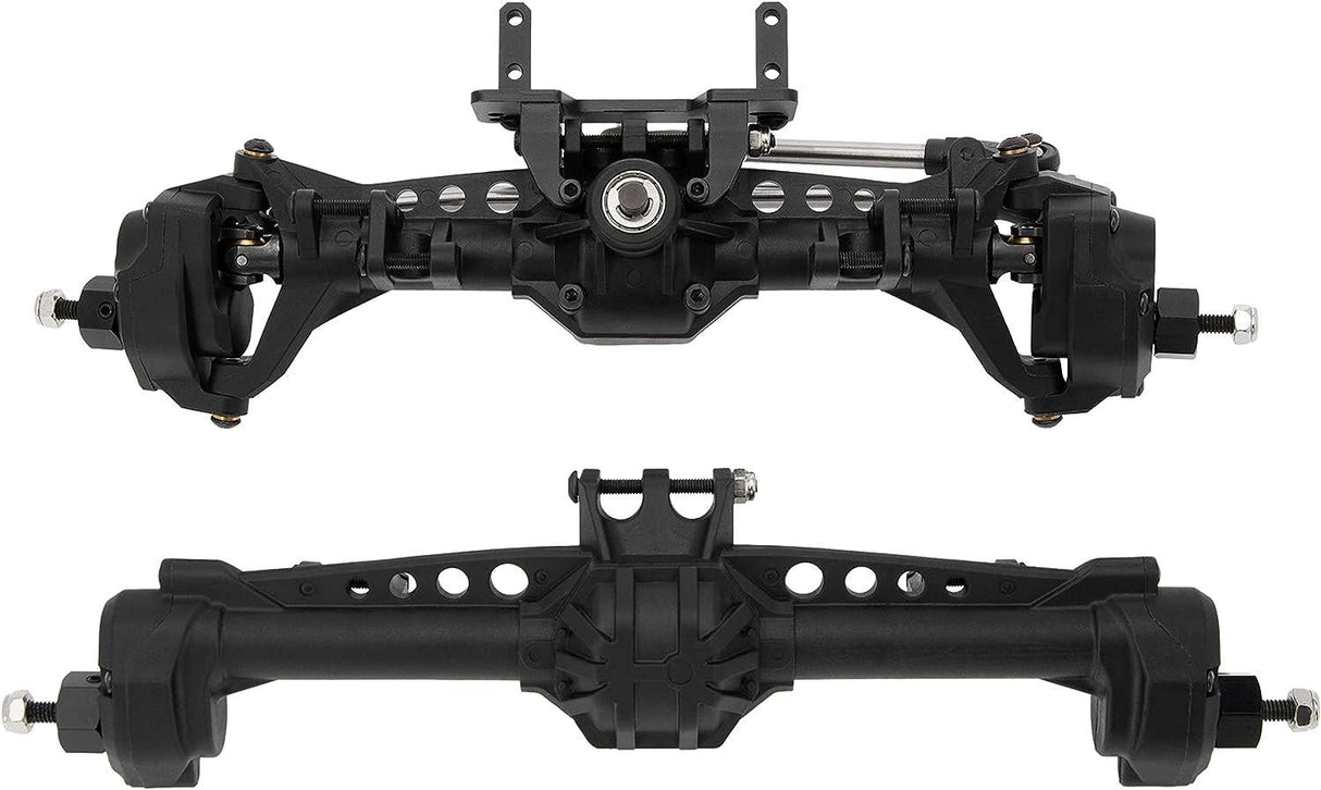 Powerhobby Nylon Portal Axels Front & Rear w Steel Gears Axial SCX10 / LCG