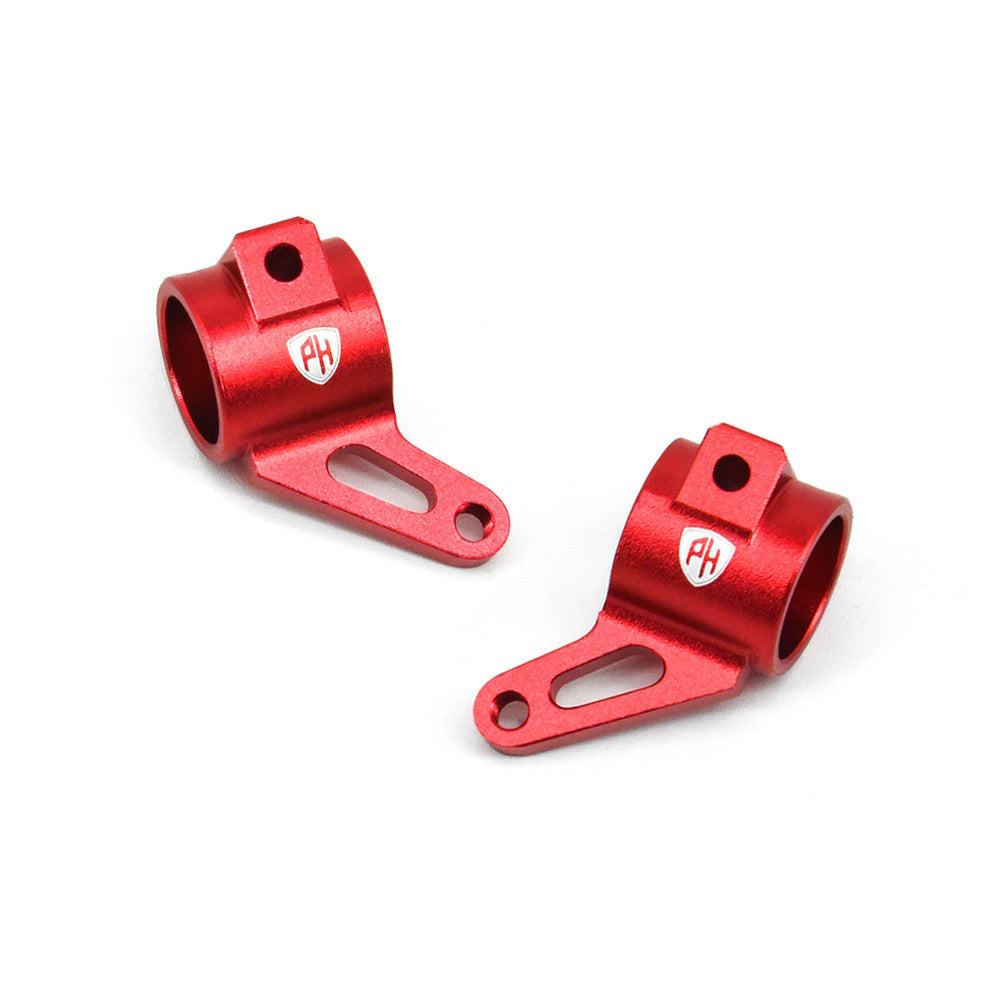 Powerhobby Aluminum Front Knuckles Red FOR Traxxas Slash Rustler Bandit Stampede